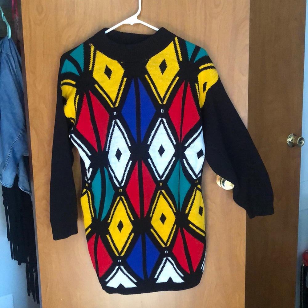 Vintage sweater dress